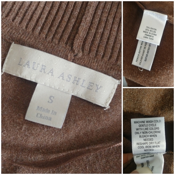 Laura Ashley Open Cardigan Sweater - Picture 5 of 5